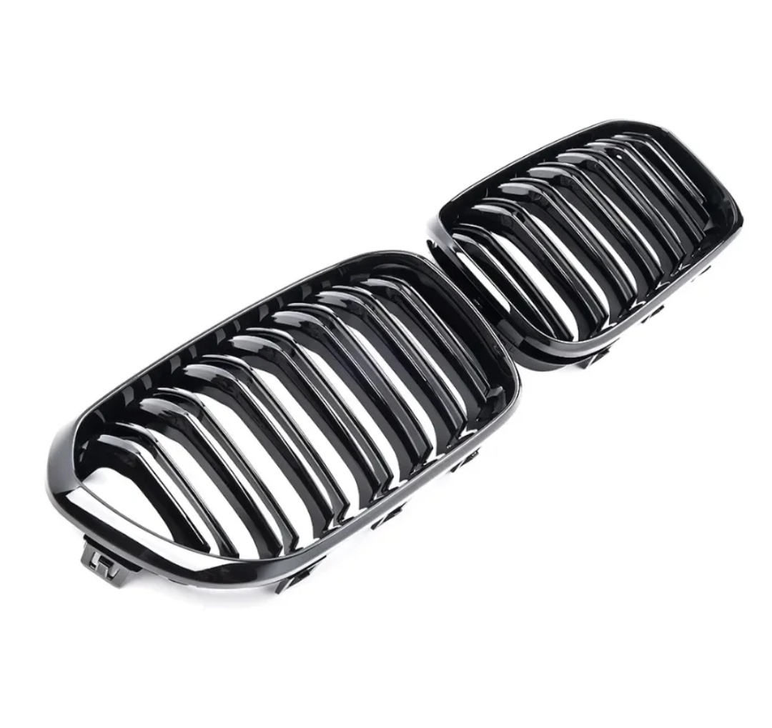 Grilles de Calandre Noir Brillant BMW Série 1 F20 F21 look M Performance (2011-2019)
