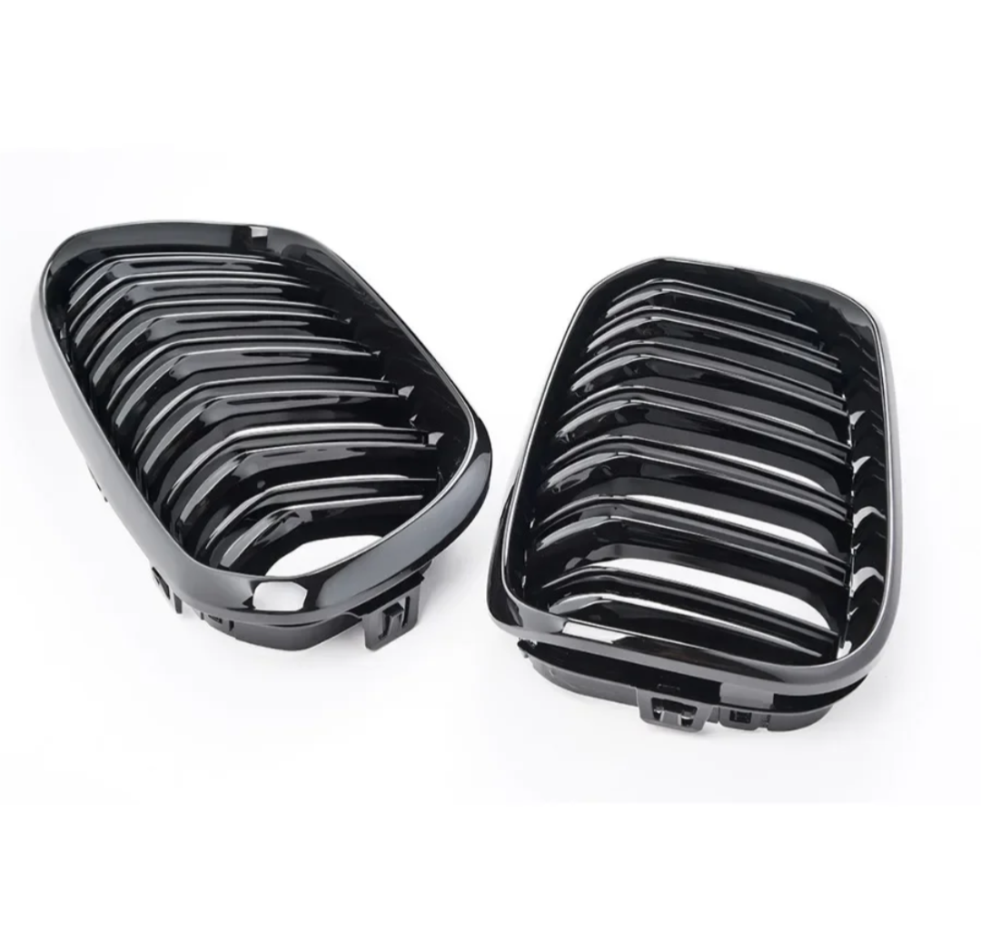 Grilles de Calandre Noir Brillant BMW Série 1 F20 F21 look M Performance (2011-2019)