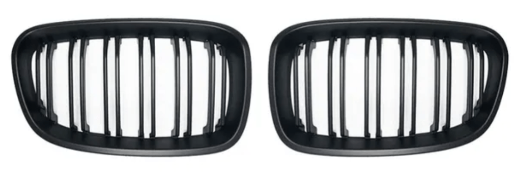Grilles de Calandre Noir Brillant BMW Série 1 F20 F21 look M Performance (2011-2019)