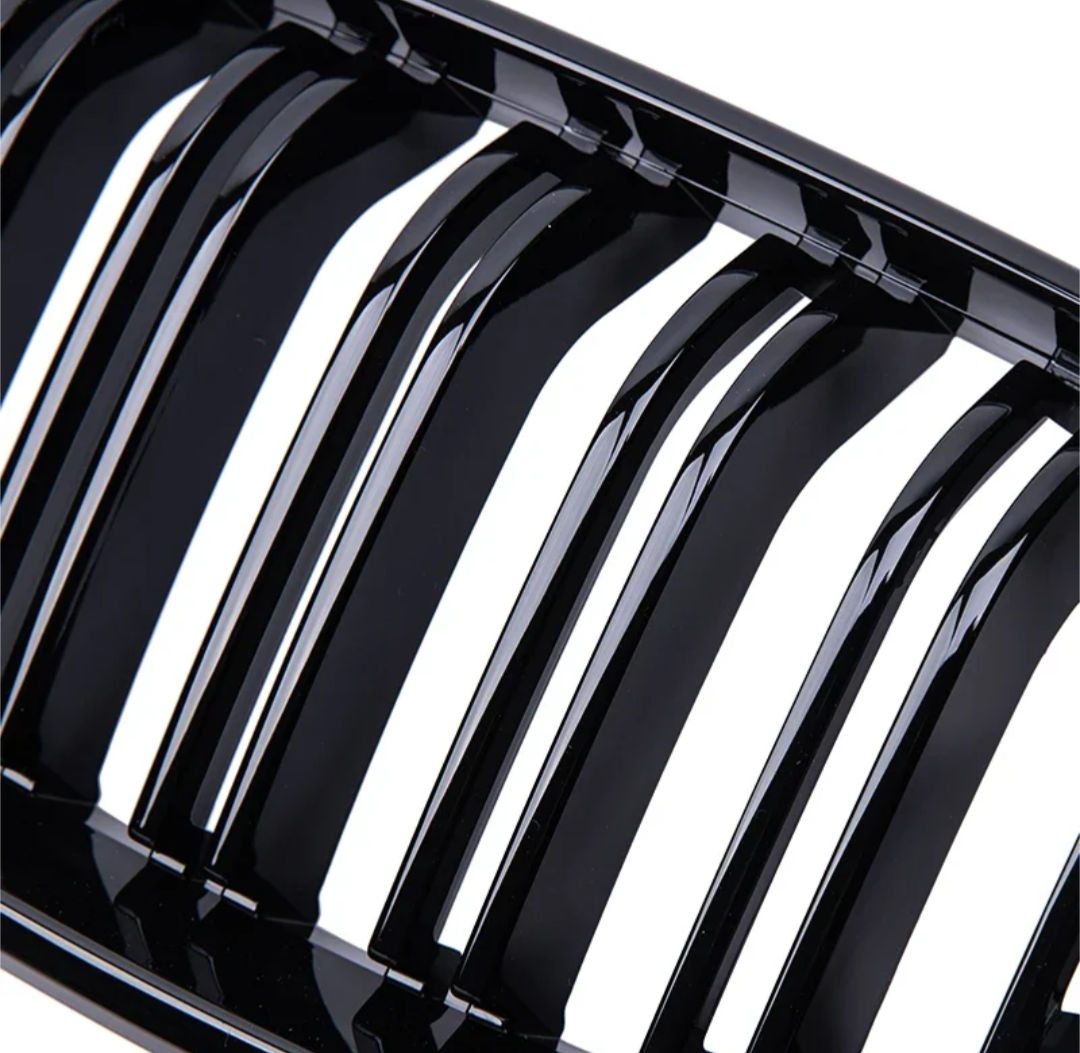 Grilles de Calandre Noir Brillant pour BMW Série 2 F22 et M2 F87 type M Performance (2012-2021)