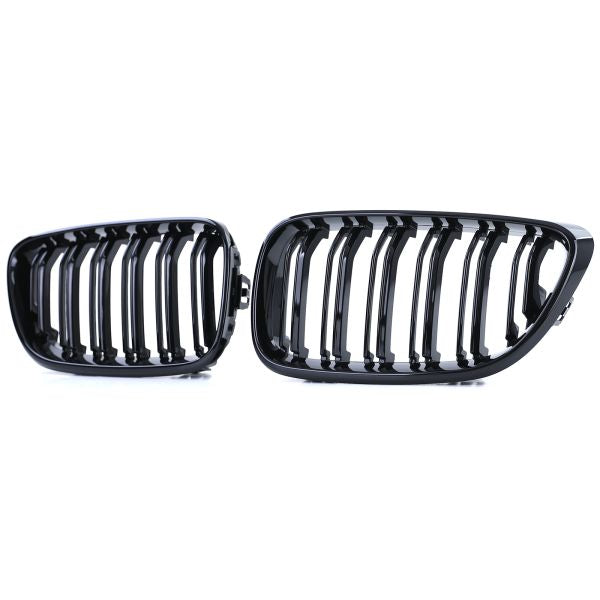Grilles de Calandre Noir Brillant pour BMW Série 2 F22 et M2 F87 type M Performance (2012-2021)