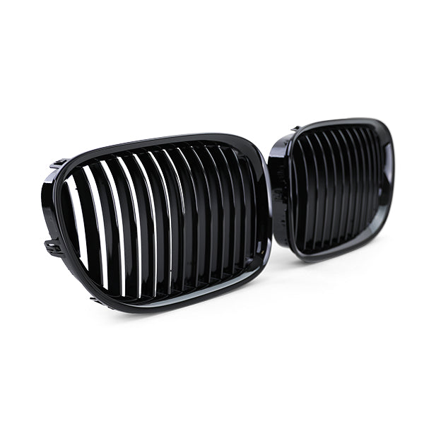 Grilles de Calandre Noir Brillant pour BMW Série 7 F01 F02 F03 F04 (2009 - 2015)