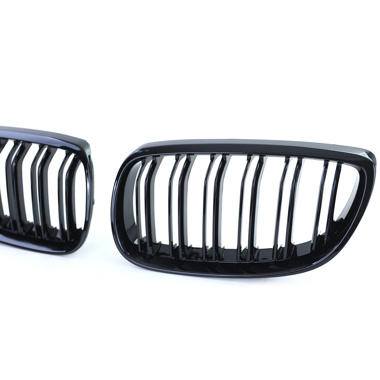 Grilles de calandre Noir Brillant pour BMW Série 3 E92 look M Performance (2006 - 2014)