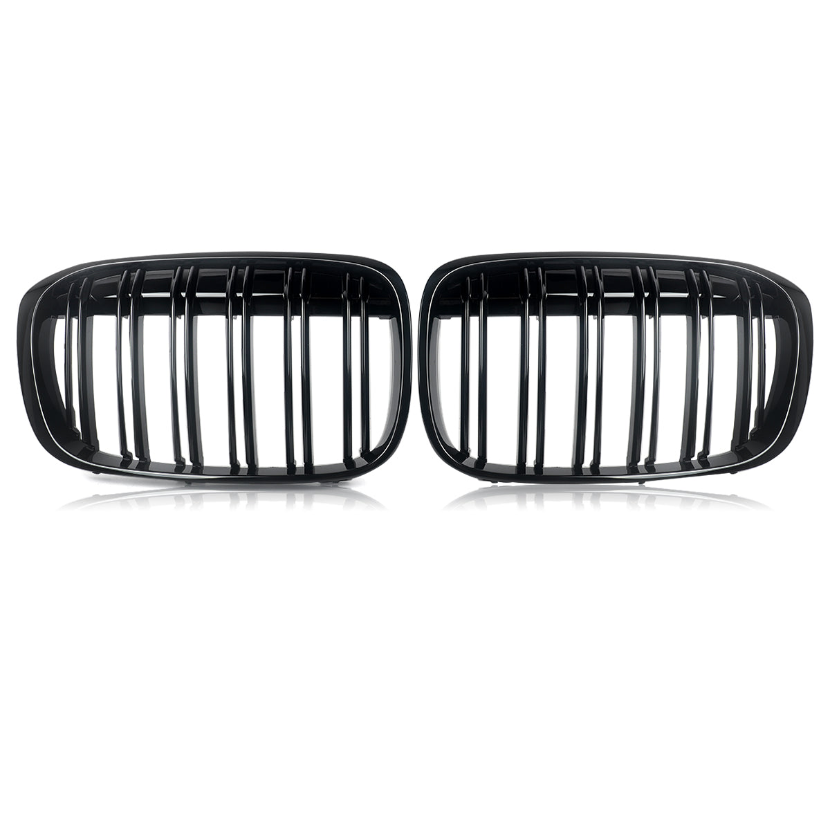 Grilles de calandre Noir Brillant pour BMW X1 F48 type M Performance (2016 - 2025)