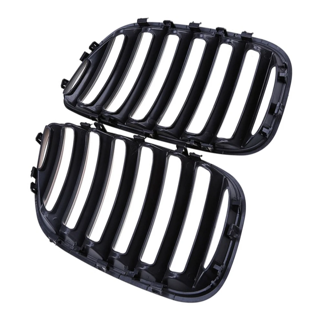 Grilles de calandre Noir Brillant type M Performance pour BMW X5 E53 (1999 - 2006)
