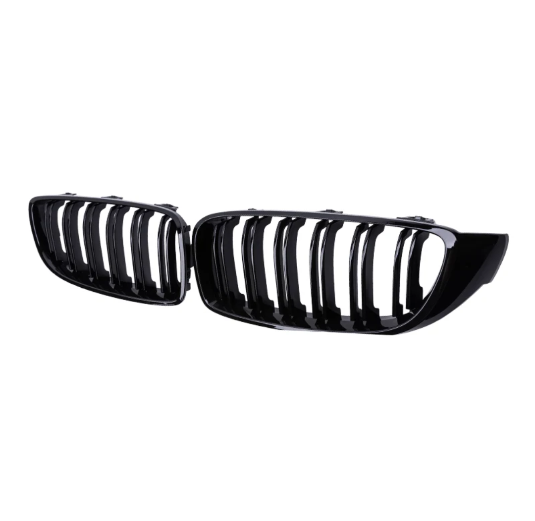 Grilles de calandre Noir Brillant type M4 pour BMW Série 4 F32 (2013 - 2020)