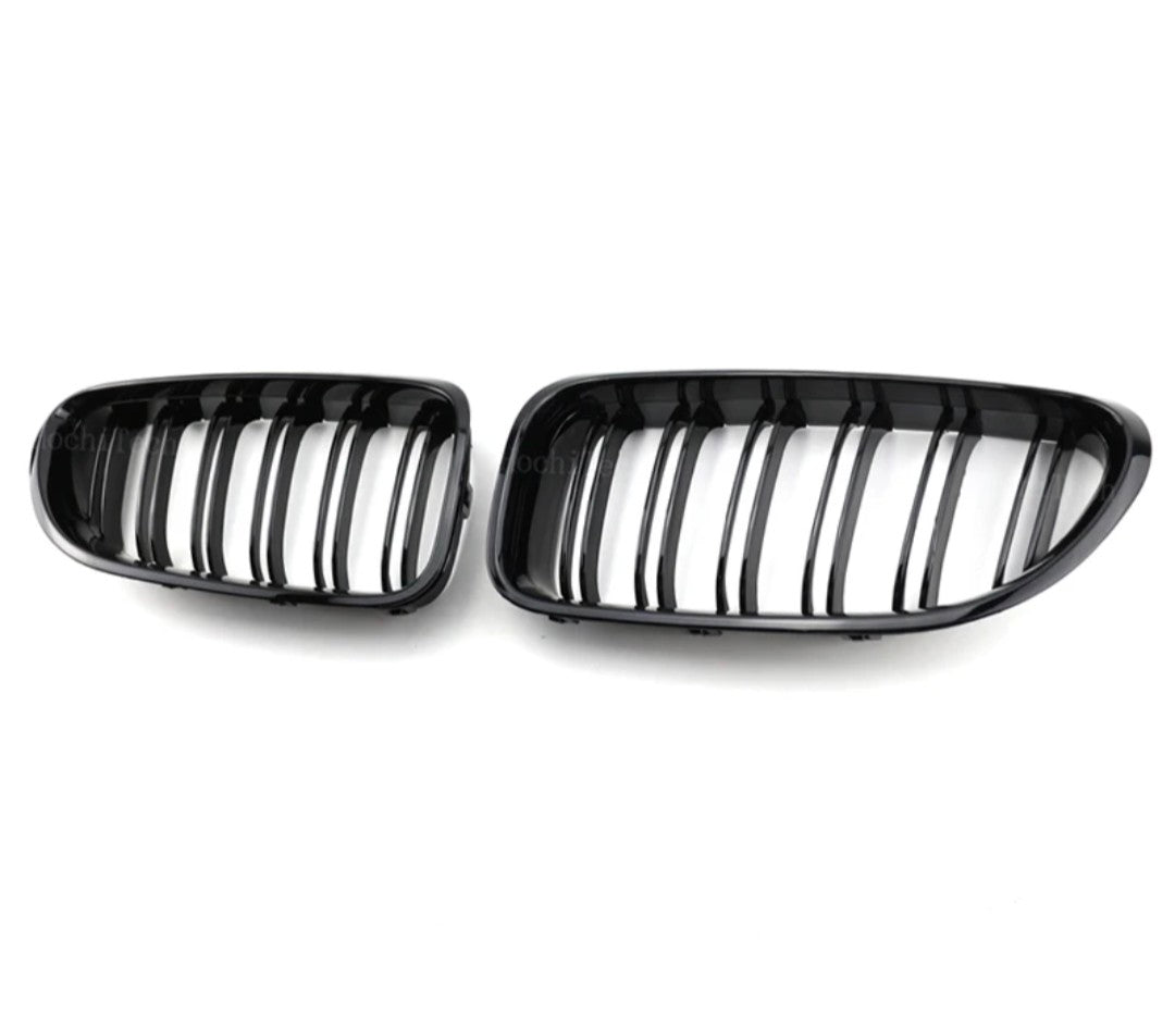Grilles de calandre Noir Brillant type M6 Competition pour BMW Série 6 F06 F12 F13 (2011 - 2017)