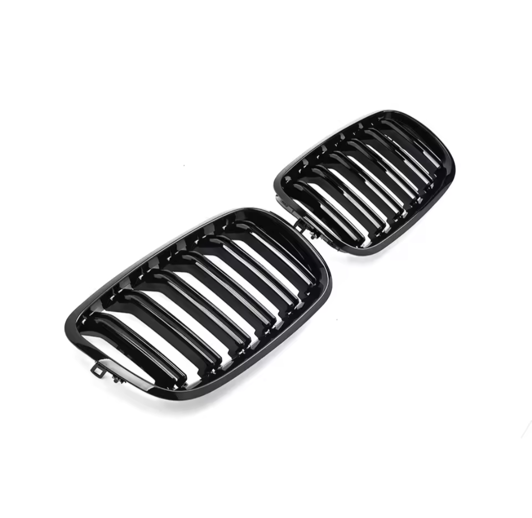 Grilles de calandre Noir Brillant type X5M pour BMW X5 E70 (2007 - 2013)