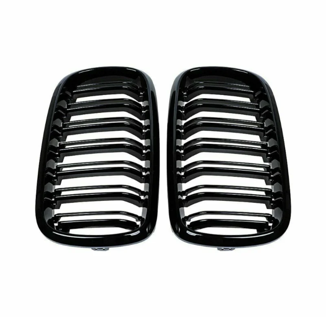 Grilles de calandre Noir Brillant type X6M pour BMW X6 F16 (2014 - 2019)