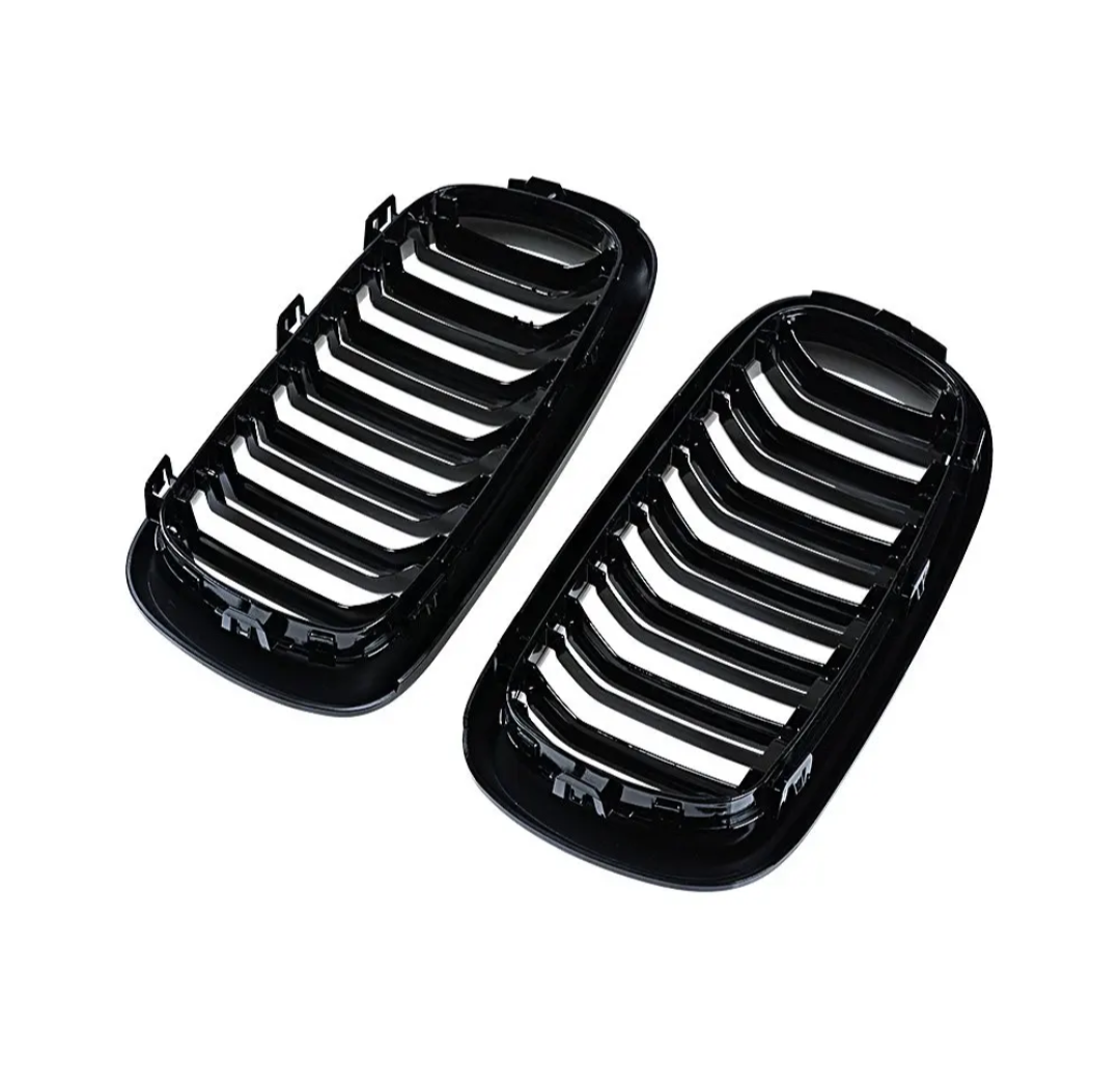 Grilles de calandre Noir Brillant type X6M pour BMW X6 F16 (2014 - 2019)