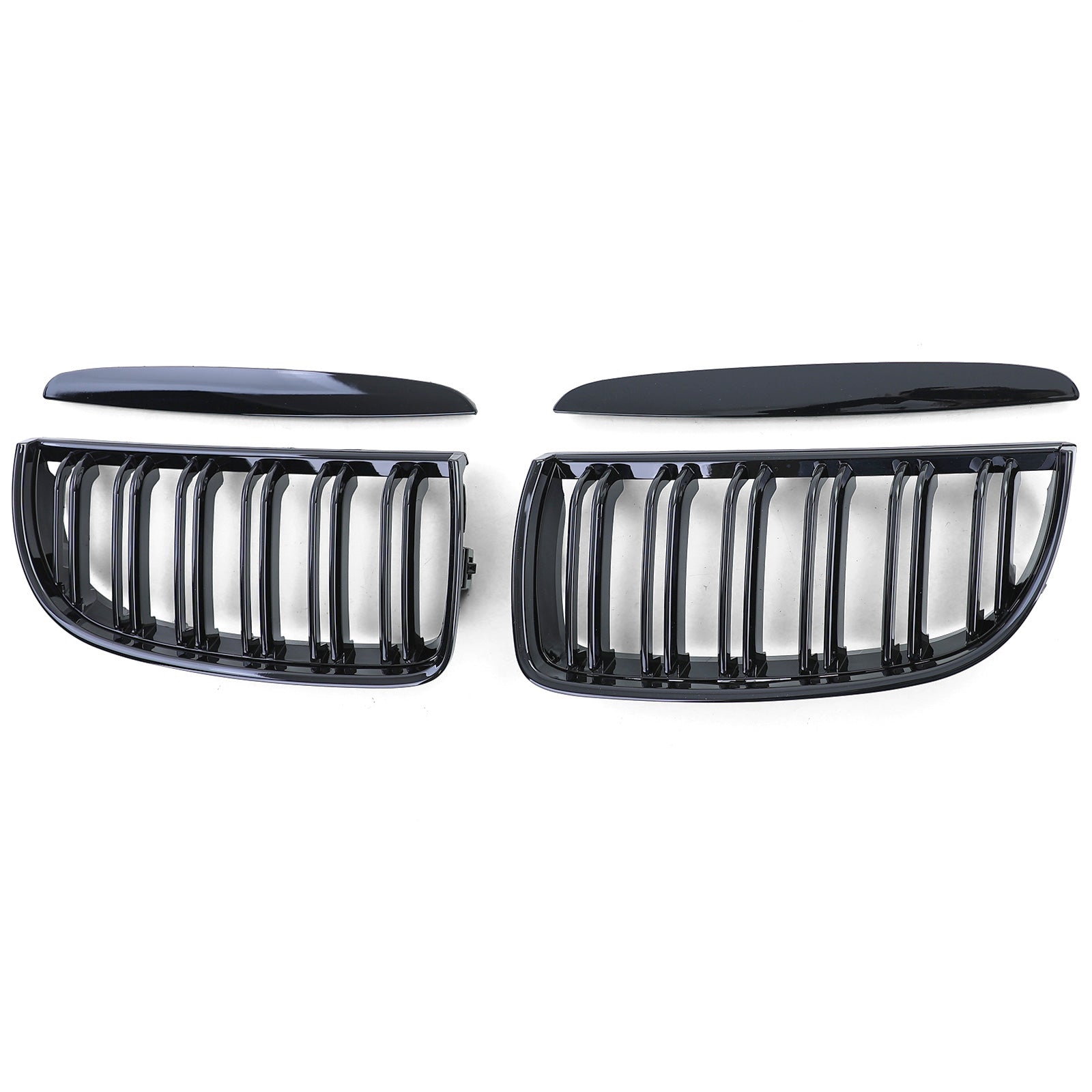 Grilles de calandre noire brillante type M Performance BMW Série 3 E90 (2005 - 2012)