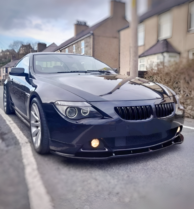 Grilles de calandre noires brillantes pour BMW Série 6 E63 E64 (2003 - 2010)