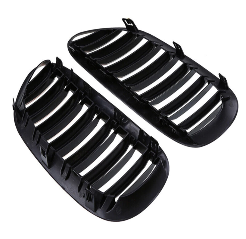 Grilles de calandre noires brillantes pour BMW Série 6 E63 E64 (2003 - 2010)