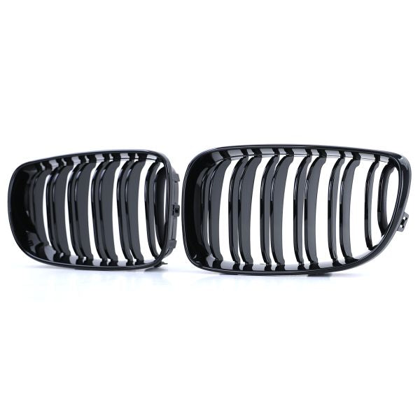 Grilles de calandre noires brillantes type M Performance BMW Série 1 E87 (2004 - 2011)