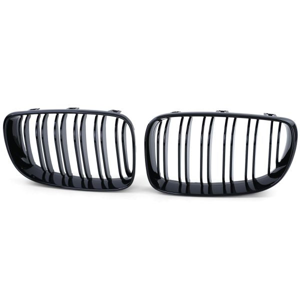 Grilles de calandre noires brillantes type M Performance BMW Série 1 E87 (2004 - 2011)