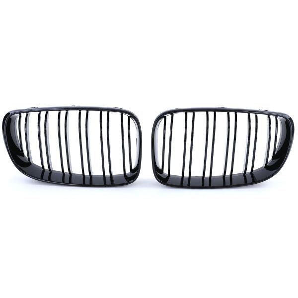 Grilles de calandre noires brillantes type M Performance BMW Série 1 E87 (2004 - 2011)