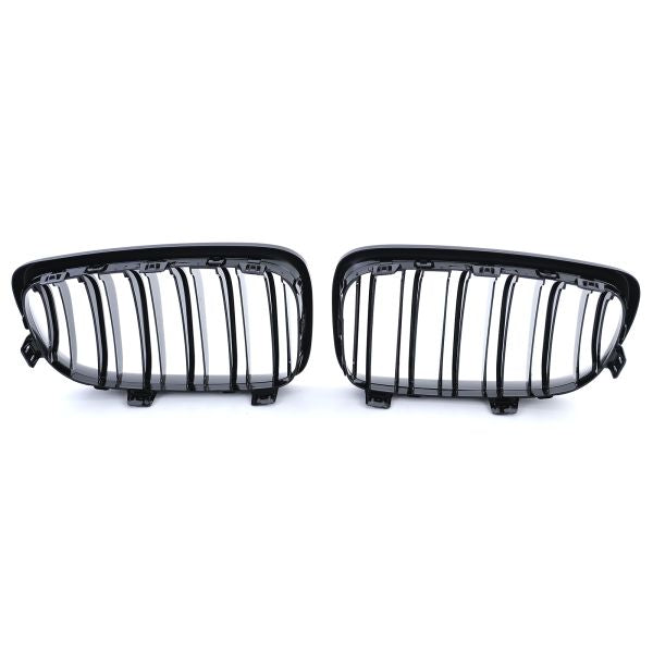 Grilles de calandre noires brillantes type M Performance BMW Série 1 E87 (2004 - 2011)