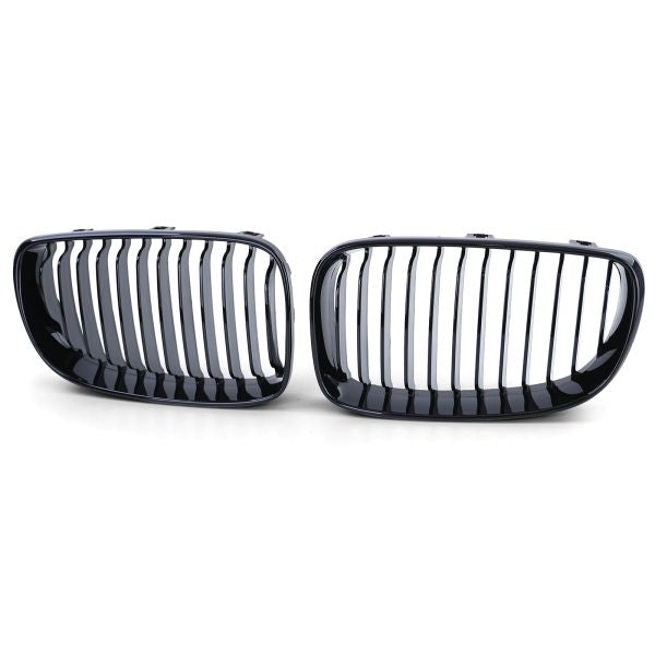 Grilles de calandre noires brillantes type M Performance BMW Série 1 E87 (2004 - 2011)