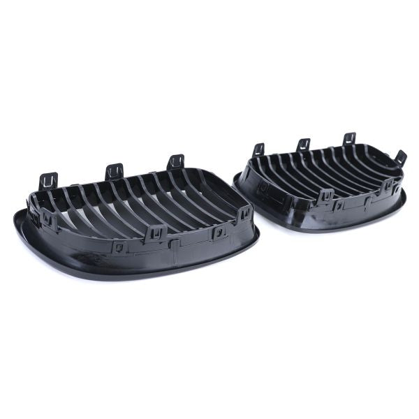 Grilles de calandre noires brillantes type M Performance BMW Série 1 E87 (2004 - 2011)