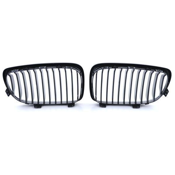 Grilles de calandre noires brillantes type M Performance BMW Série 1 E87 (2004 - 2011)