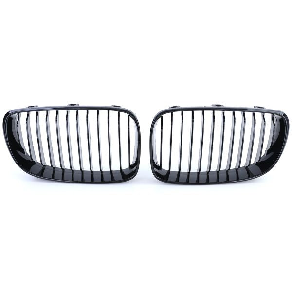 Grilles de calandre noires brillantes type M Performance BMW Série 1 E87 (2004 - 2011)