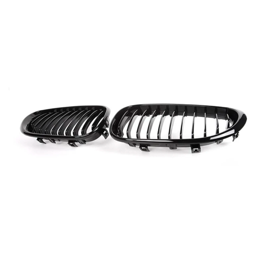 Grilles de calandre noires brillantes type Motorsport BMW Série 5 E60 (2003-2010)