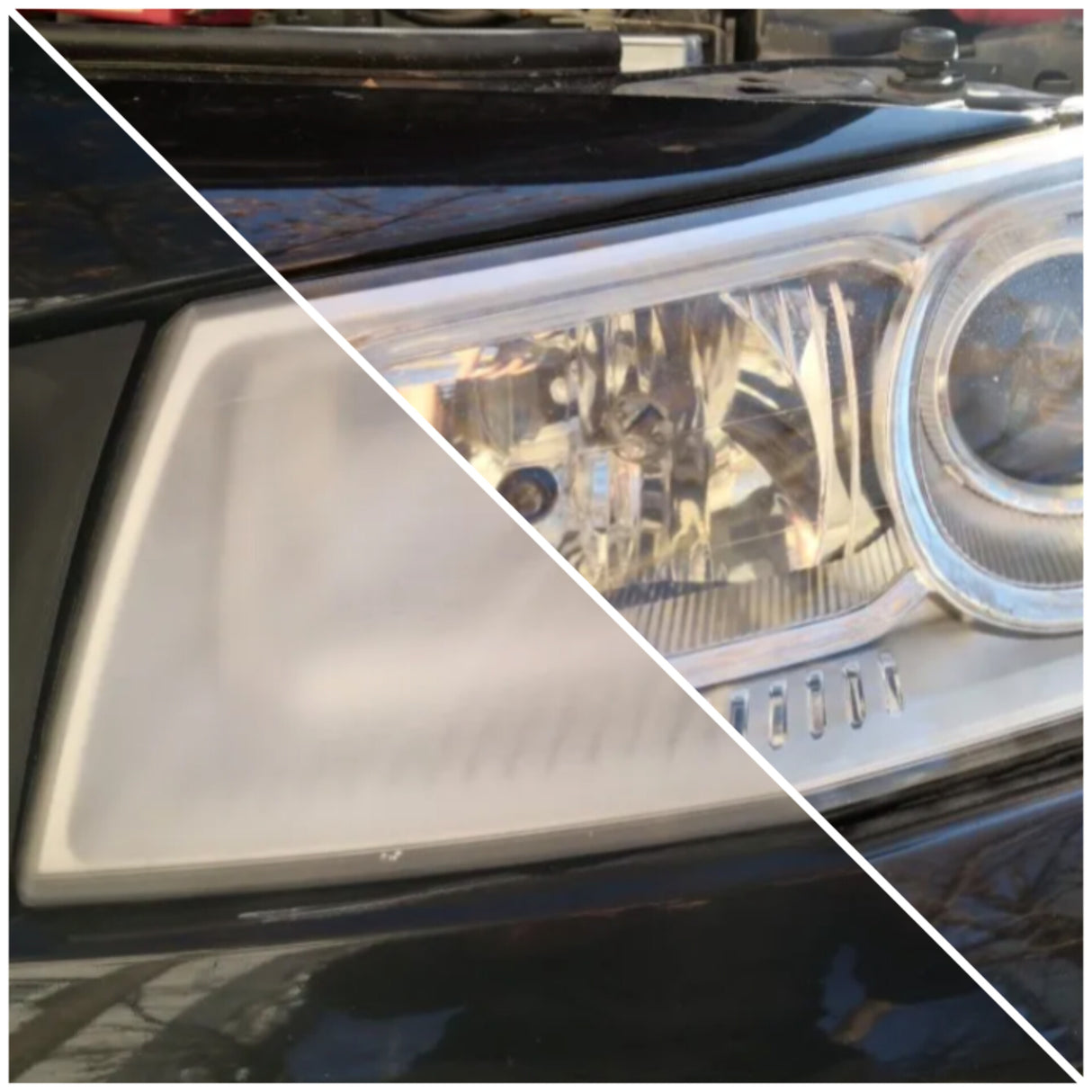 Kit rénovation de phares opaques par polymérisation