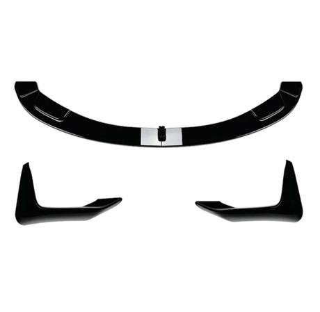 Lame avant et ailettes / Noir brillant Lame avant splitter pare-choc pour BMW M3 F80 M4 F82 (2011 à 2019)