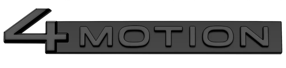 Logo 4MOTION Badge pour VW - Noir ou Argent