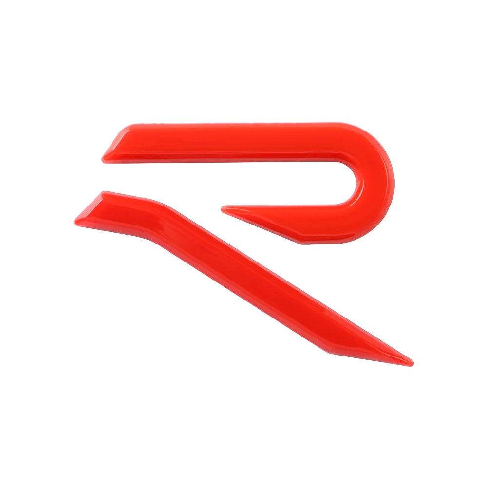 Logo Golf 8 R badge de coffre - Noir, Bleu, Chrome, Rouge