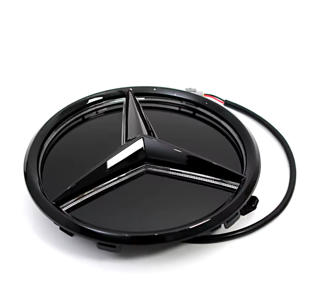Logo de calandre à l'étoile Mercedes-Benz lumineux à LED