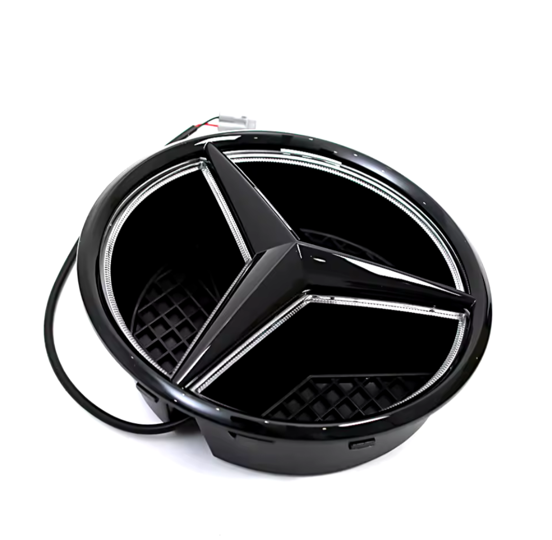 Logo de calandre à l'étoile Mercedes-Benz lumineux à LED