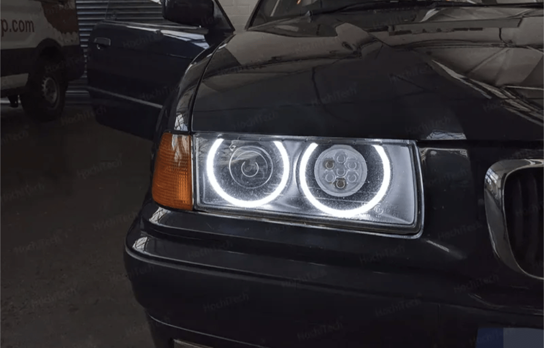 Phares Angel Eyes Anneaux LED pour BMW Série 3 E36 (1990 à 2000)
