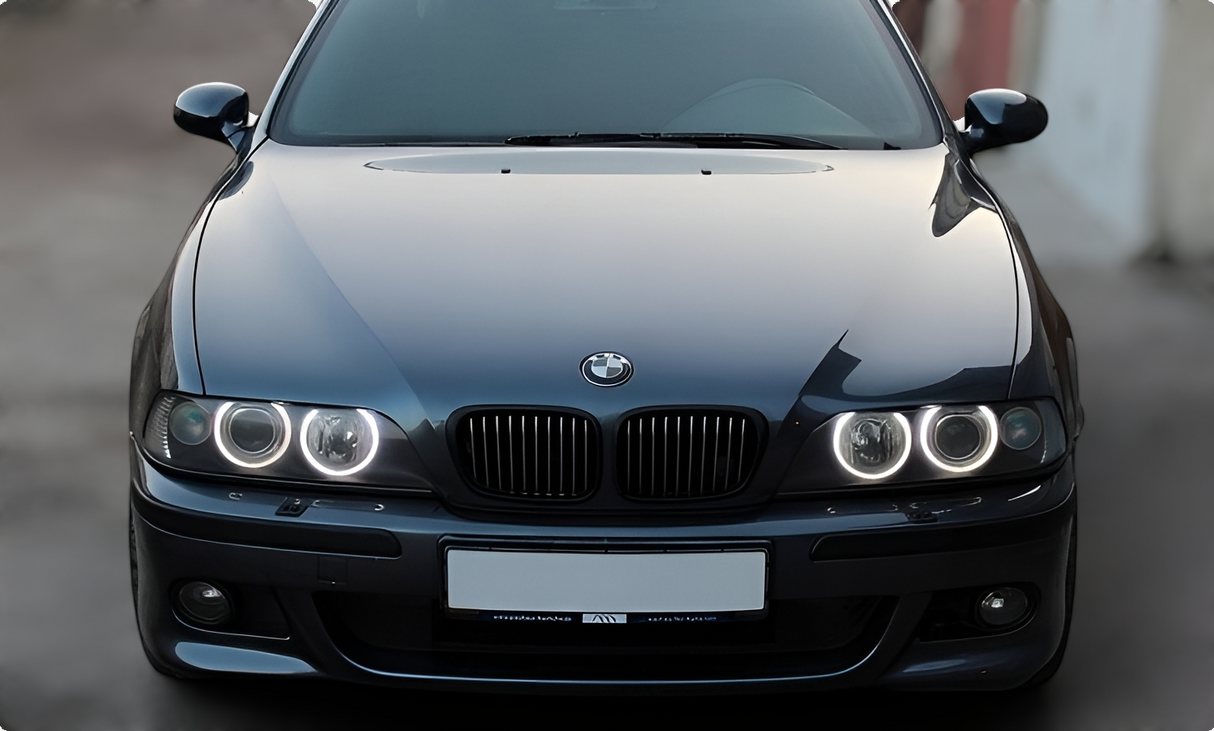 Phares Angel Eyes Anneaux LED pour BMW Série 5 E39 (1995 à 2004)