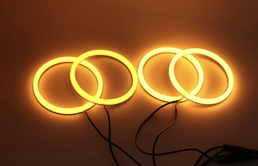 Phares Angel Eyes Anneaux LED pour BMW Série 7 E32 (1986 à 1994)
