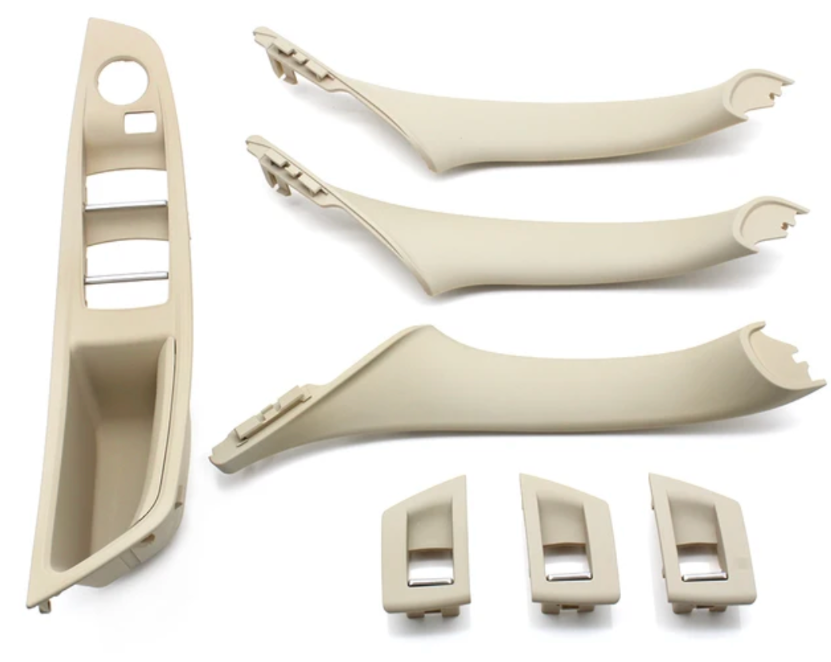 Poignées de portes intérieures et platine vitres électriques pour BMW Série 5 F10 F11 (2010 - 2017)