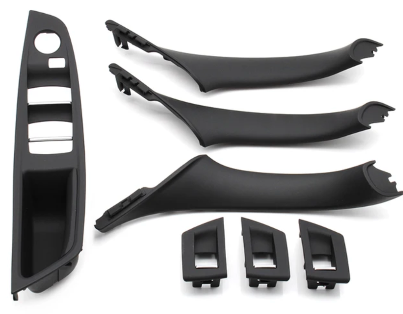 Poignées de portes intérieures et platine vitres électriques pour BMW Série 5 F10 F11 (2010 - 2017)