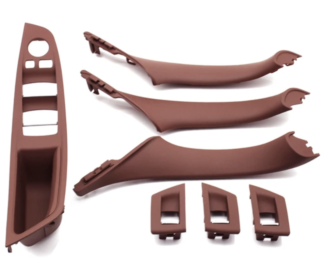 Poignées de portes intérieures et platine vitres électriques pour BMW Série 5 F10 F11 (2010 - 2017)