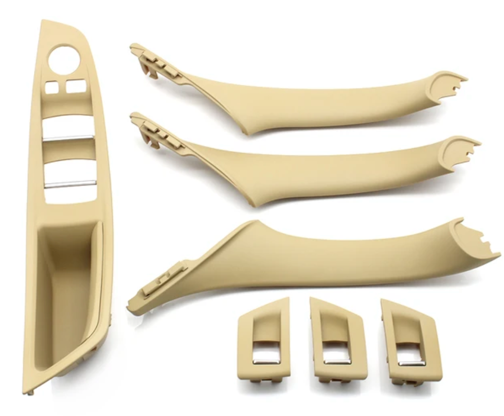 Poignées de portes intérieures et platine vitres électriques pour BMW Série 5 F10 F11 (2010 - 2017)