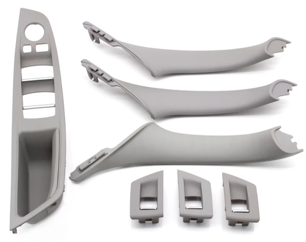 Poignées de portes intérieures et platine vitres électriques pour BMW Série 5 F10 F11 (2010 - 2017)