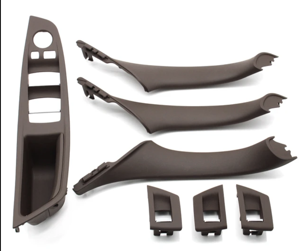 Poignées de portes intérieures et platine vitres électriques pour BMW Série 5 F10 F11 (2010 - 2017)