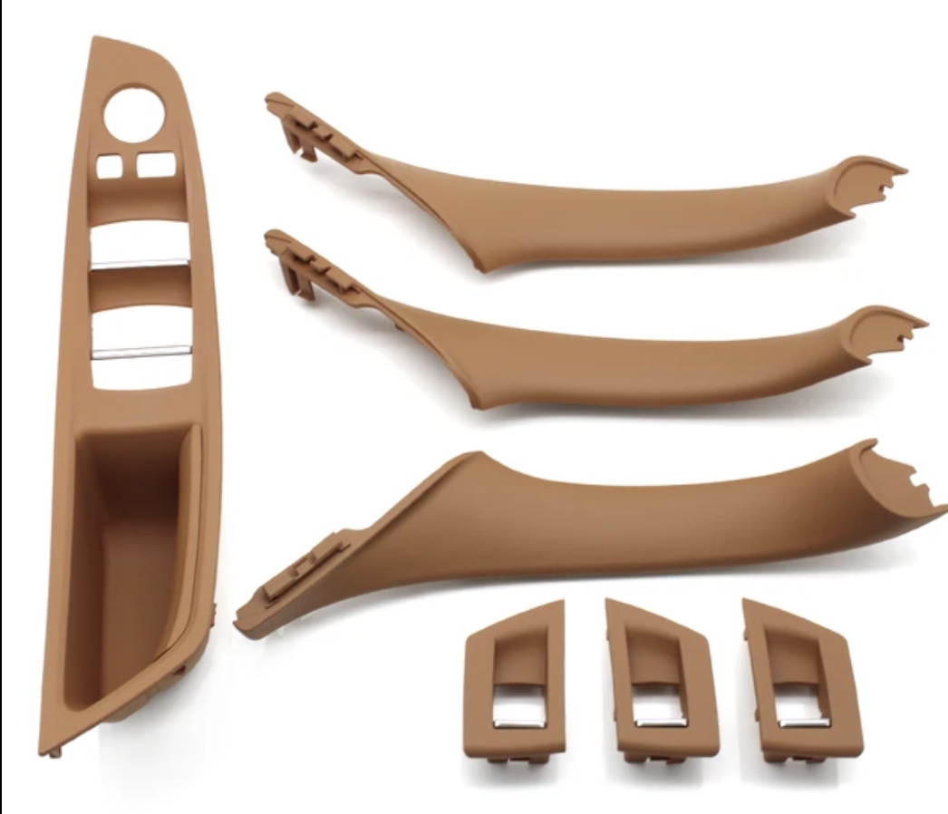 Poignées de portes intérieures et platine vitres électriques pour BMW Série 5 F10 F11 (2010 - 2017)