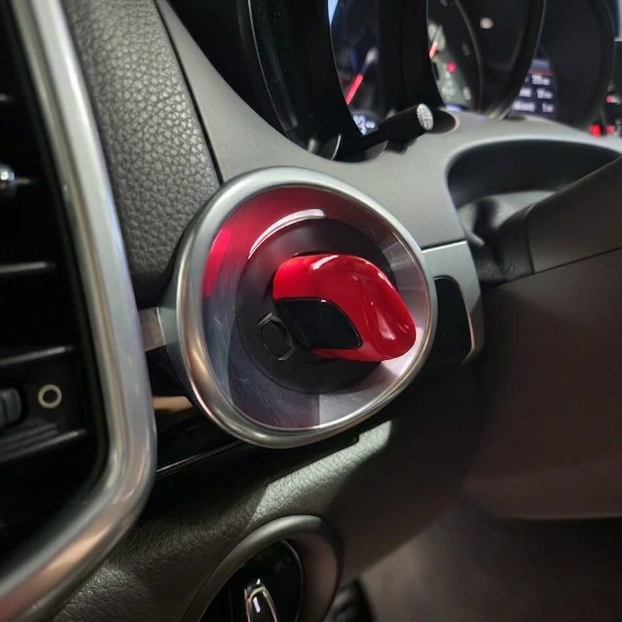 Insert de clé peint pour clé mains libres Porsche