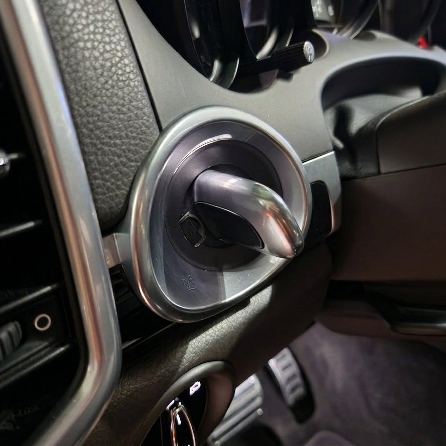 Insert de clé peint pour clé mains libres Porsche