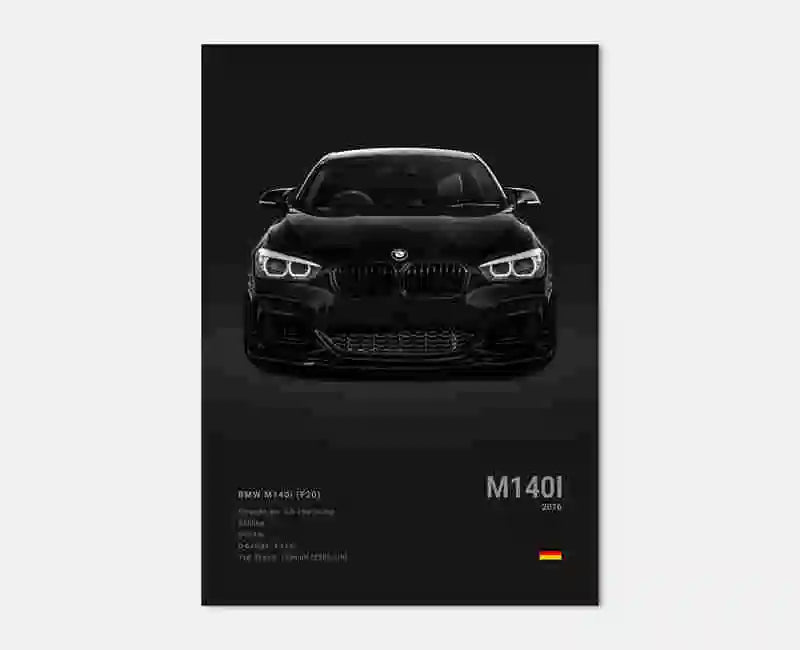 Poster voiture Affiche voiture murale BMW Motorsport