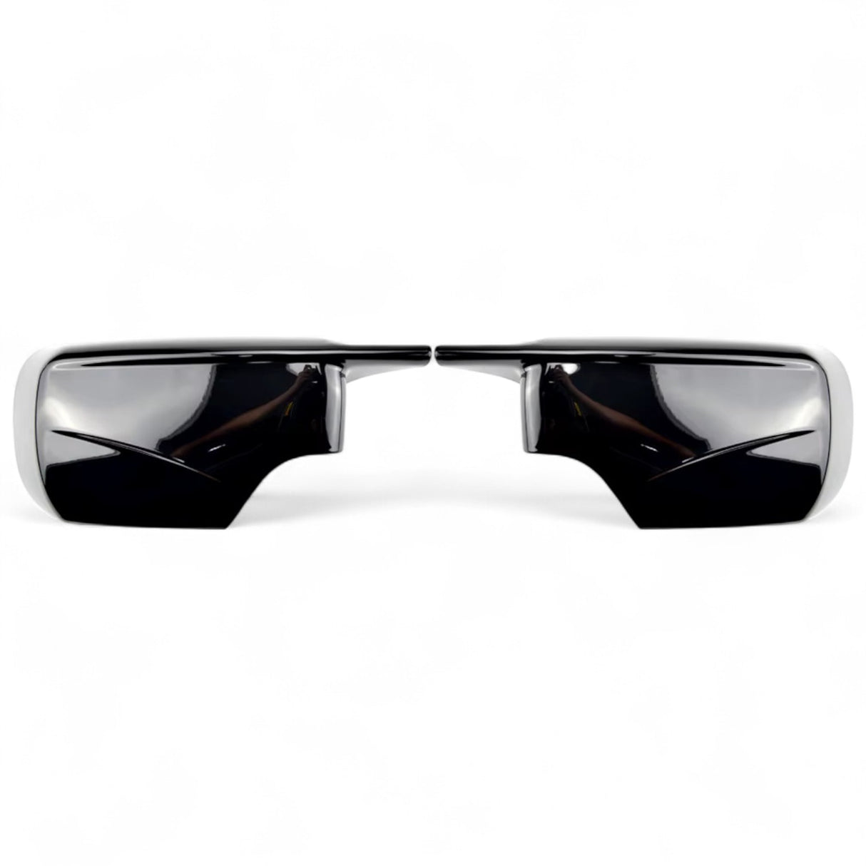 Coques de rétroviseurs type M Performance noires brillantes pour BMW Série 3 E46 (1998 - 2001)