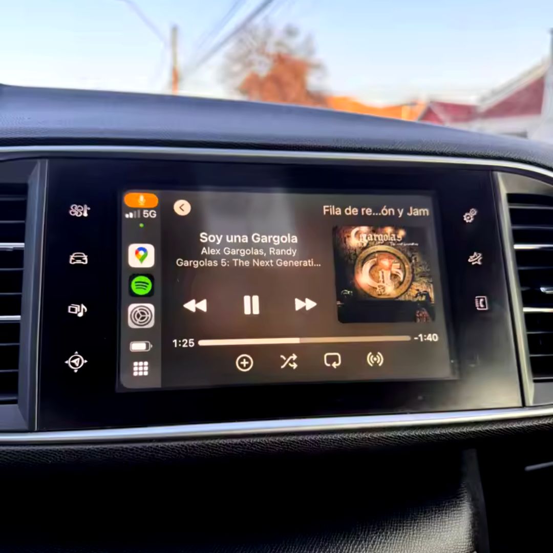 Module Apple CarPlay Sans Fil Android Auto pour Peugeot 208 SMEG/SMEG+ (2012 à 2019)