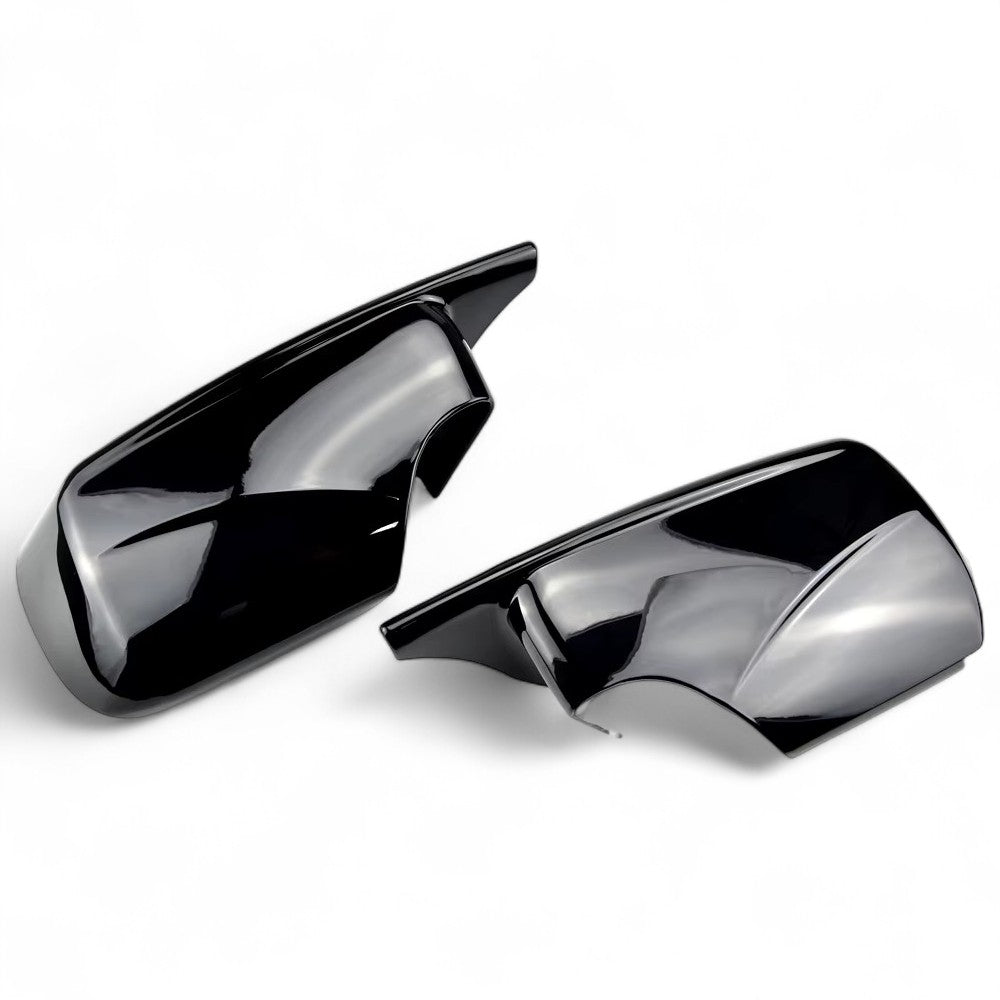Coques de rétroviseurs type M Performance noires brillantes pour BMW Série 3 E46 (1998 - 2001)