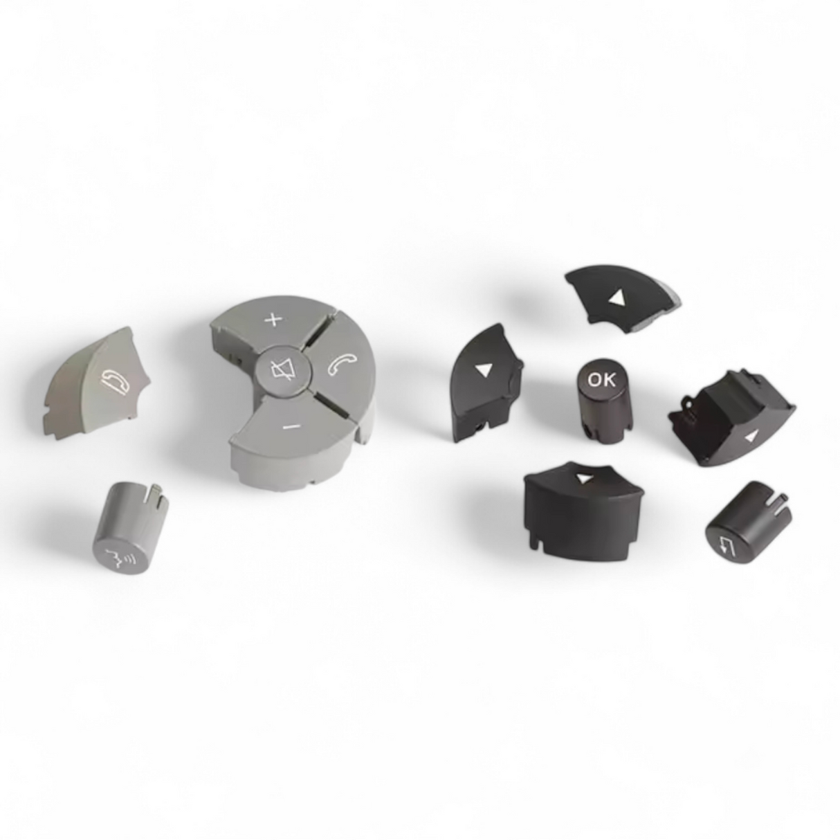 Set de Boutons de Volant multifonction de remplacement pour Mercedes Classe C W204