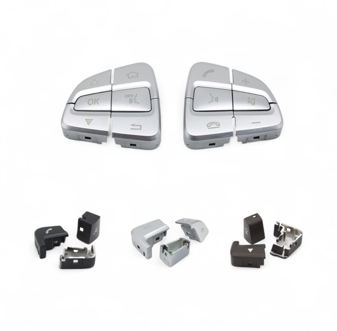 Set de Boutons de Volant multifonction de remplacement pour Mercedes Classe C W205